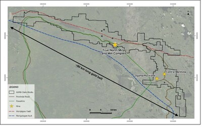 Figure 1: Rice Lake Property Map (CNW Group/1911 Gold Corporation)