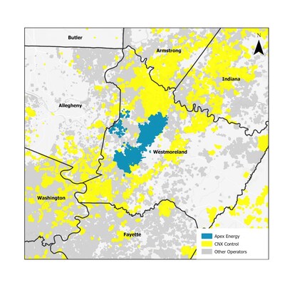Apex Energy acreage acquired by CNX