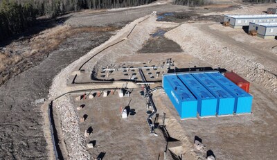 Sewage Treatment Plant and Septic Field (CNW Group/Foran Mining Corporation)