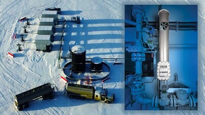 KVA38 actuator demonstrated exceptional performance at Tourmaline’s Edson Facility. (CNW Group/Kinitics Automation Limited)
