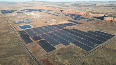 Escalante Solar - a 200 MW solar project by Origis Energy for Tri-State Generation and Transmission Association, located in Grants, N.M. - named 2024 Project of the Year: Over 10 MW by Solar Builder Magazine