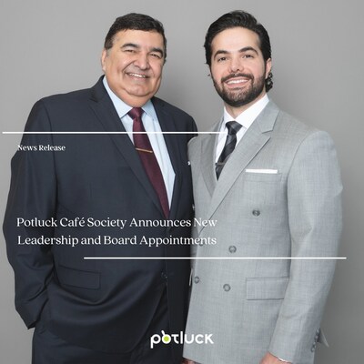 Potluck Café Society Announces New Leadership and Board Appointments (CNW Group/Potluck Café Society)