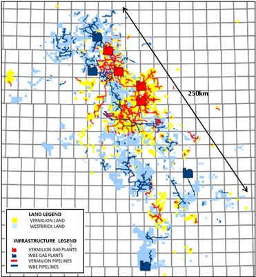 Contiguous Land Position (CNW Group/Vermilion Energy Inc.)