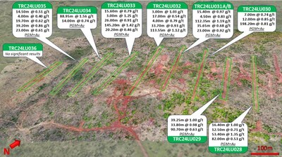 Figure 1: Trenching in the Central Sector. (CNW Group/Bravo Mining Corp.)