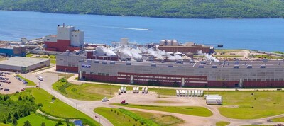 Aerial view of the Port Hawkesbury Paper Mill (CNW Group/Canada Infrastructure Bank)