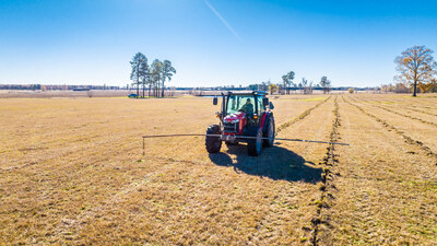 Chestnut Sustainable Restoration Project site preparation in Cleveland County, Arkansas.