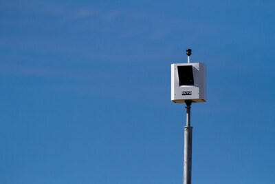 Kuva camera monitoring for methane emissions at an oil and gas site. (CNW Group/Kuva Canada Inc.)