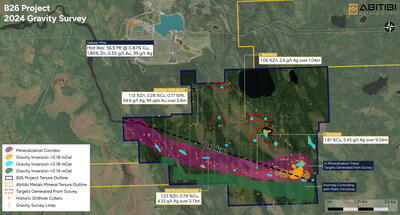 Figure 1: Property Wide Targets (CNW Group/Abitibi Metals Corp.)