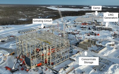Process Plant (looking North) (CNW Group/Foran Mining Corporation)