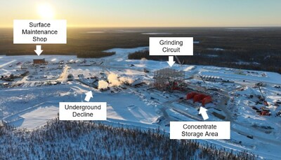 Process Plant (looking South) (CNW Group/Foran Mining Corporation)