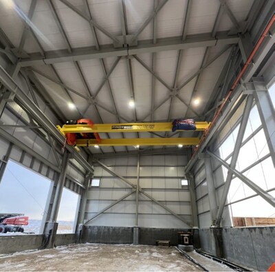 Surface Maintenance Shop (Interior) (CNW Group/Foran Mining Corporation)