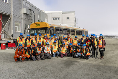 Every year, community members from Salluit and Kangiqsujuaq visit the mining site. Part of the Raglan Agreement, this annual visit contributes to the relationship between Raglan Mine and the communities. It is an opportunity for the Inuit partners to better understand Raglan Mine's operations and to ask their questions about the mining activities. (CNW Group/Glencore)