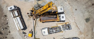 Drilling continues to expand the La Verde Cu-Au porphyry discovery – now 550m by 400m and open in all directions (CNW Group/Hot Chili Limited)