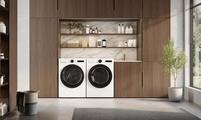 Powered by LG's energy-efficient dual inverter heat pump, the new washer and dryer pair will be displayed in the Zero Venting zone of LG's booth at KBIS.