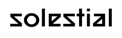 Solestial wordmark logo, black letters on a white background. (PRNewsfoto/Solestial, Inc.)