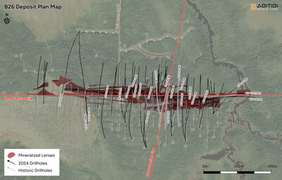 Figure 2: Plan Map (CNW Group/Abitibi Metals Corp.)