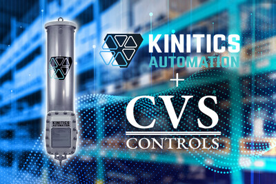 Kinitics Automation’s high-performance KVA38 electric valve actuator designed and built for the energy and process control industries is now being distributed by CVS Controls Ltd. (CNW Group/Kinitics Automation Limited)