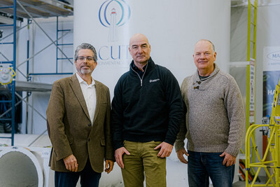 From left to right: Ron Campbell, President of Environmental & Safety Services; Mark Ferrier, Co-Founder and President of SafetyCo Partners; and ACUTE Co-Owner Mike Gutschon at ACUTE’s office and world-class training facility in Waterloo. Through this partnership, ACUTE will become SafetyCo's Southwestern Ontario hub, expanding its capacity to serve more companies and train at least 10,000 workers across the region with in-demand safety and compliance programs. (CNW Group/SafetyCo Partners)