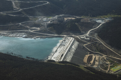 Red Chris Mine tailings facility. Photo Credit: Colin Arisman. (CNW Group/SkeenaWild Conservation Trust)