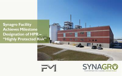 Synagro Facility Achieves Milestone Designation of HPR – “Highly Protected Risk”