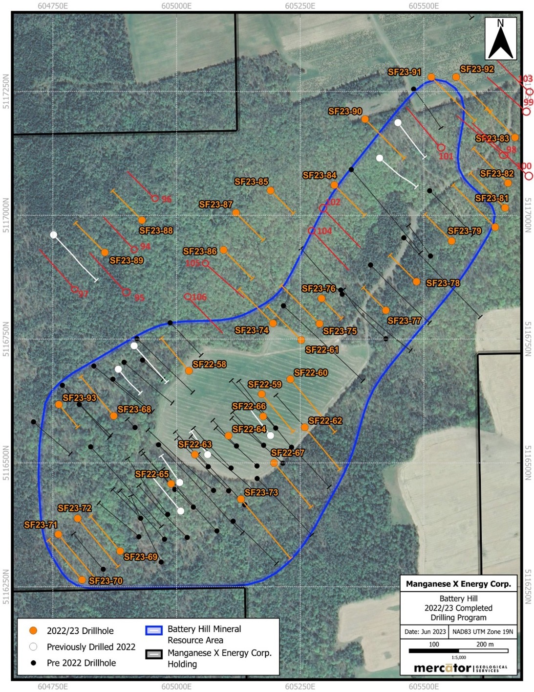 Completed Drilling Program – Manganese X Energy Corp.