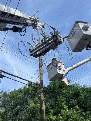 IntelliRupters installed by BGC are improving power reliability and stabilizing voltage on the island. (PRNewsfoto/Island Grid)