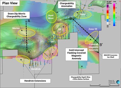 Figure 1: Priority Target Areas and Structural Trends Identified from Integrated Geophysical Interpretation (CNW Group/Fokus Mining Corporation)