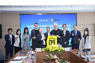 JA SOLAR and Borussia Dortmund Announce Partnership and Joint Major Project