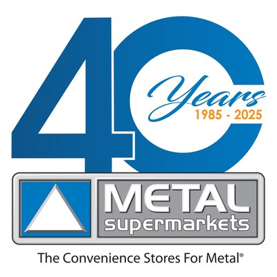 Metal Supermarkets 40 Years (CNW Group/Metal Supermarkets Service Company Inc.)