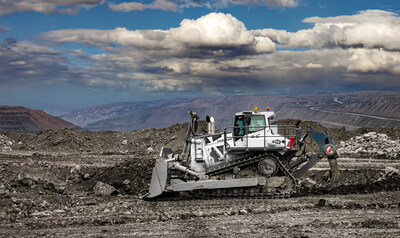 Trimble and Liebherr Introduce Trimble Ready Factory Option for Liebherr PR 776 Generation 8 Bulldozers (PRNewsfoto/Trimble)