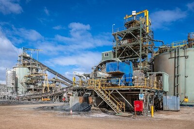 Figure 1 – Existing 1.6Mtpa Higginsville Processing Plant (CNW Group/Westgold Resources Limited)