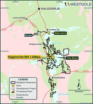Figure 6: Westgold’s Southern Goldfields (CNW Group/Westgold Resources Limited)