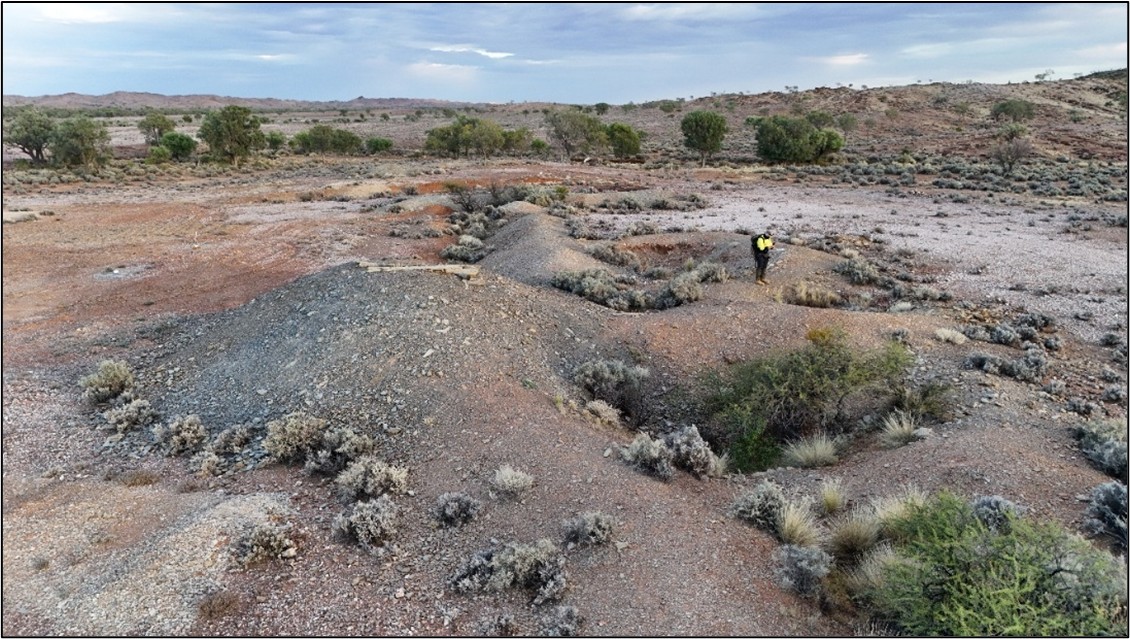 Drone footage of mapping activities at the Clone prospect