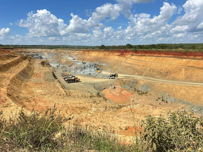 Buckreef Gold Open Pit Main Zone (Southern Portion of Pit Stripped with Higher Grade Ore)