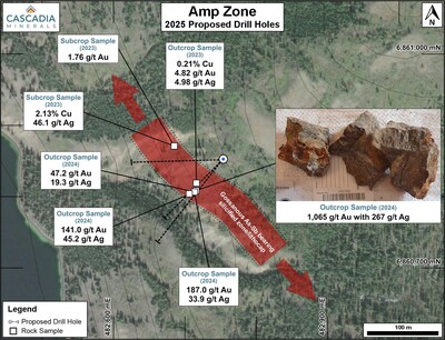 Amp Zone 2025 (CNW Group/Cascadia Minerals Ltd.)