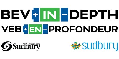 BEV In-Depth: Mines to Mobility Conference logo with City of Greater Sudbury Logos (CNW Group/City of Greater Sudbury)
