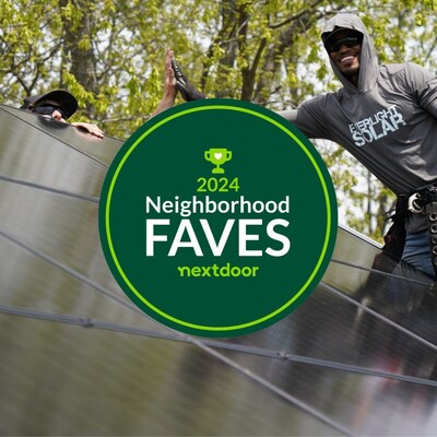Everlight Solar wins Nextdoor's Neighborhood Fave Award for the second consecutive year.