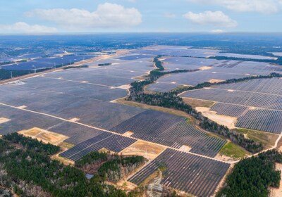 Parliament Solar, a 640 MWdc site north of Houston, TX spans over 3,000 acres with over 6,000 Ideematec L:TEC® 1P trackers.