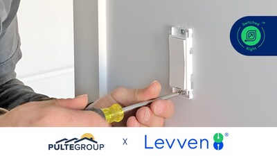Levven announces investment from PulteGroup. (CNW Group/Levven Electronics Ltd)