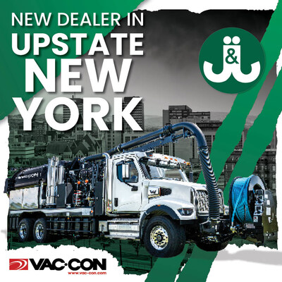 J&J Equipment is Vac-Con's newest dealer in Upstate New York.
