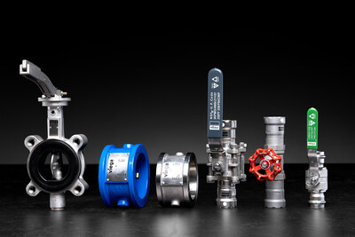Viega North America announces the latest additions to its product portfolio, adding globe, wafer check and butterfly valves to its MegaPress® and ProPress® portfolio. (PRNewsfoto/Viega North America)
