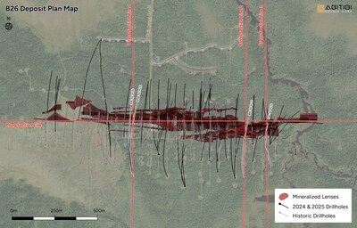 Figure 1: Plan Map (CNW Group/Abitibi Metals Corp.)