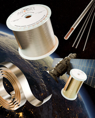 Anomet Precious Metal Clad Wire Products combine up to three materials to achieve properties such as oxidation- and corrosion-resistance, plus operation at cryogenic to 1200°C temperatures.