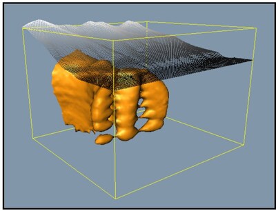 Figure 1 – Chargeability Iso-surface, Looking to the NE (CNW Group/Black Mammoth Metals Corp)