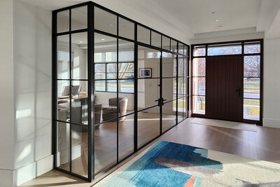 Office with Glenview Steel Frame and Glass