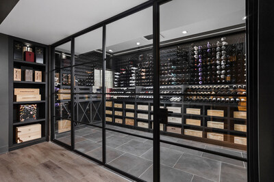 Wine Cellar with Glenview Steel and Glass