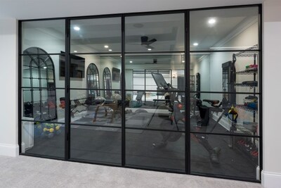 Exercise Room with Glenview Steel and Glass