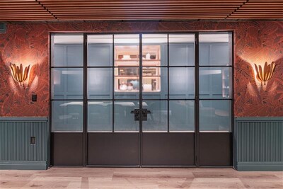 Arizona Cardinals Stadium Suite Entry with Glenview Steel and Glass Doors