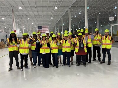 The first graduates of the CAIC jobs program at Gotion Illinois tour the Manteno plant, exploring career opportunities in advanced manufacturing.