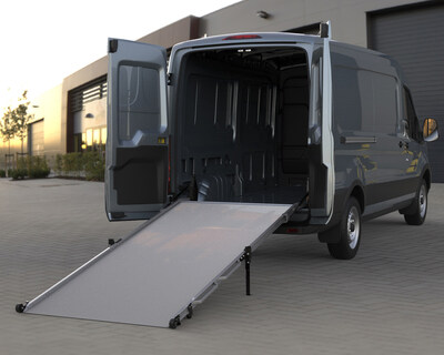 High-capacity 51"x126" LB20 loading ramp.